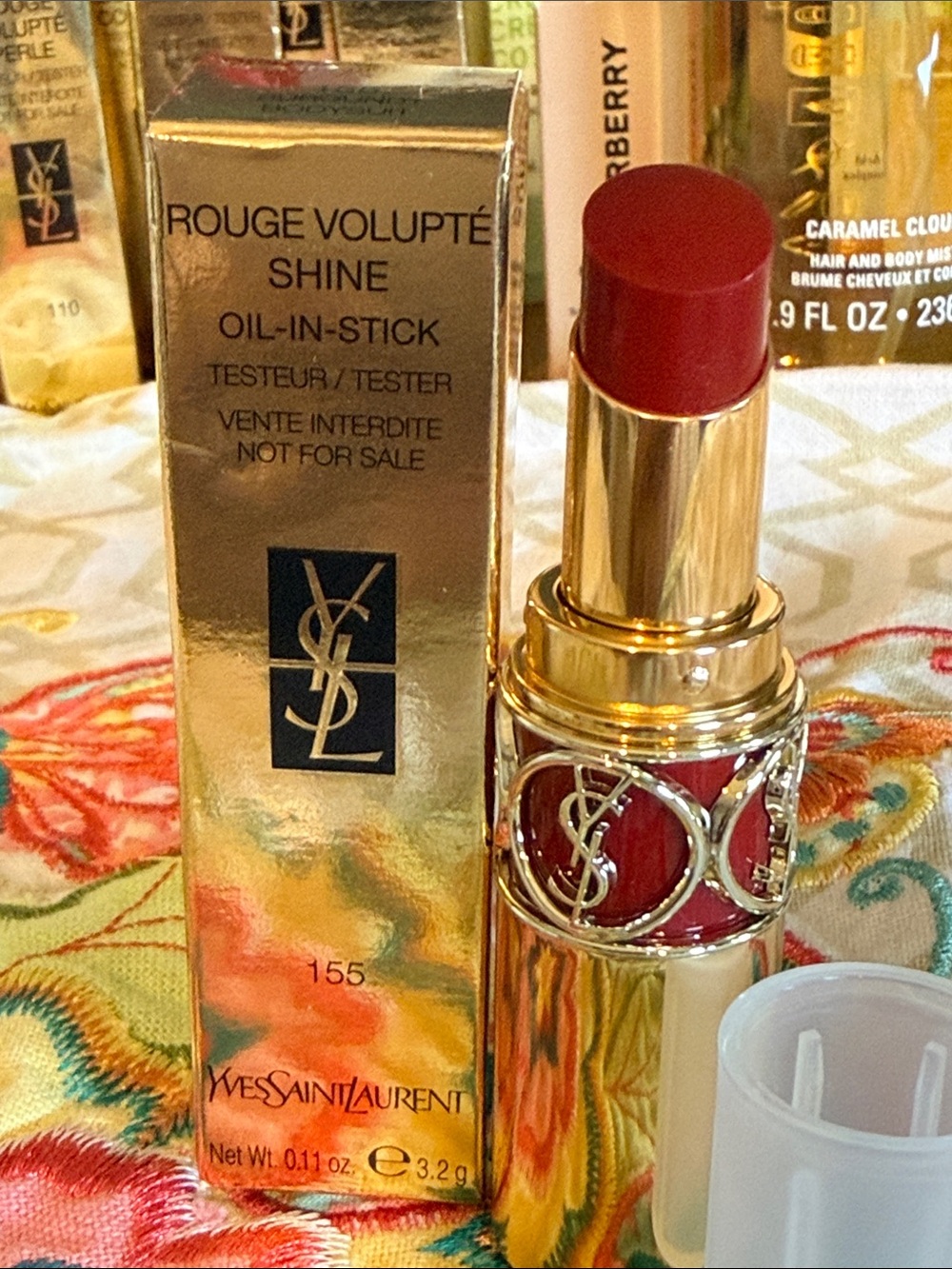 Yves Saint Laurent Rouge Volupté Shine Oil-In-Stick Lipstick — Classic Red
